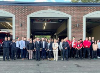 La caserne de pompiers de Saint-Cyrille-de-Wendover dévoile son nouveau visage !