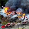 Incendie majeur : Une entreprise familiale de Saint-Léonard-d’Aston complètement détruite