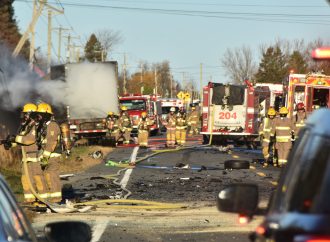 Une violente collision fait quatre blessés et un décès sur la route 122