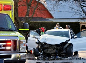 Violente collision frontale à Saint-Cyrille-de-Wendover