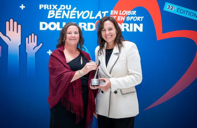 Sandy Demers, lauréate et ambassadrice du bénévolat sportif au Centre-du-Québec