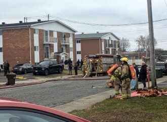 Un incendie force l’évacuation des résidents d’un immeuble locatif à Drummondville