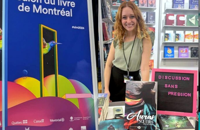 Auras sœurs Magnétisme! : Paule Blanchette, une Drummondvilloise au cœur de la littérature au Salon du livre de Montréal