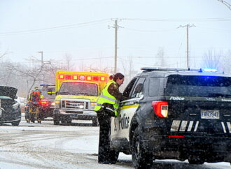 Conditions hivernales : une collision et des sorties de route à Drummondville