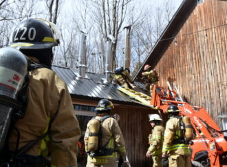 Deux appels en quelques minutes : les pompiers interviennent dans une érablière de Wendover