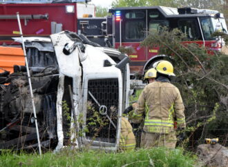 Un malaise à l’origine d’une embardée pour un camionneur à Drummondville