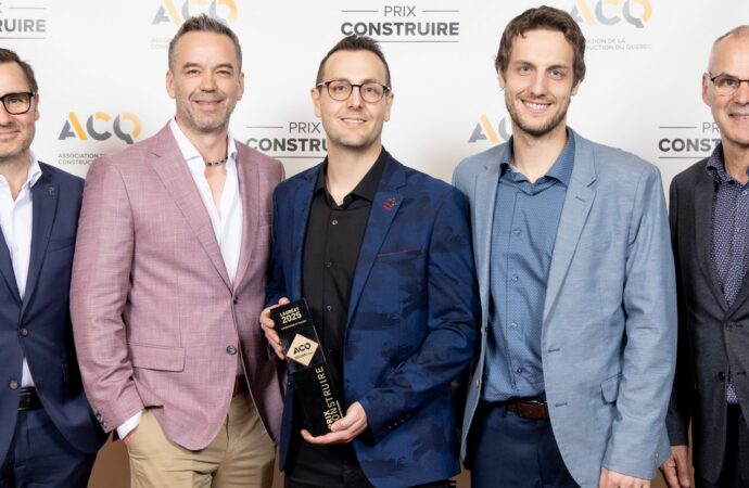Excellence en construction : Courchesne et Fils, un savoir-faire drummondvillois reconnu lors du gala de l’ACQ