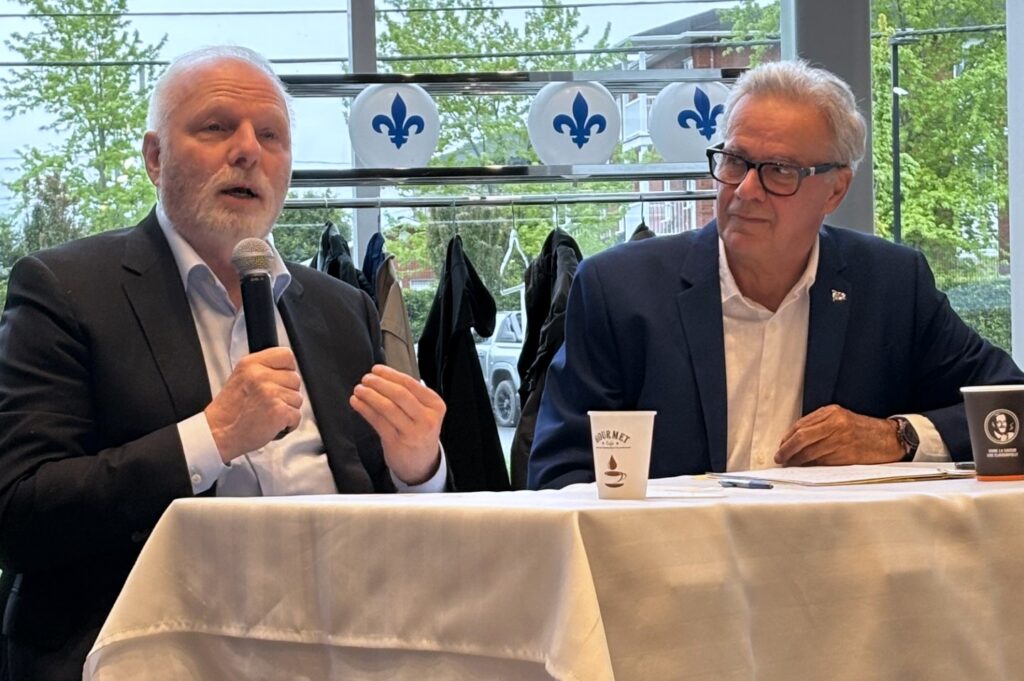Jean-François Lisée et Normand Jutras