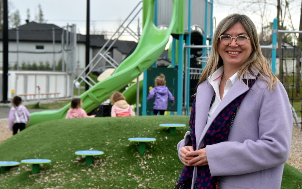 , Sarah Saint-Cyr Lanoie annonce officiellement son intention de briguer un second mandat à titre de conseillère municipale dans le district 5 de Drummondville@ Crédit photo Eric Beaupré (1)