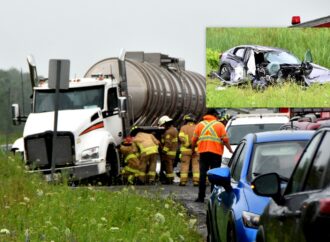 Face à face sur l’autoroute 55 : un octogénaire survit miraculeusement à une collision avec un poids lourd