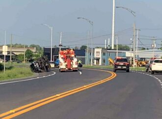 Un seul conducteur impliqué dans un accident impliquant trois véhicules sur la route 122