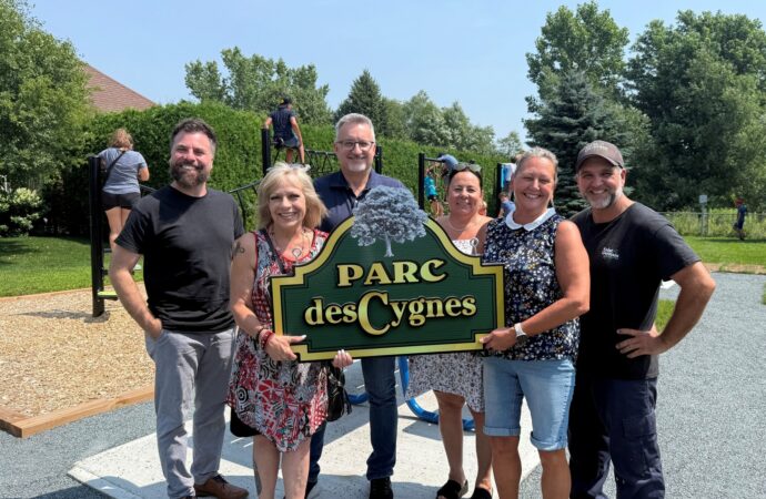 Inauguration du parc des Cygnes : Un nouvel espace vert pour les familles de Saint-Germain-de-Grantham