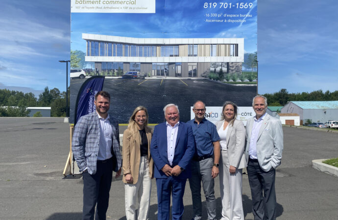 Dévoilement des plans pour deux nouveaux édifices de bureaux d&rsquo;une valeur de 20M$ à Victoriaville.