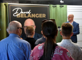 Le candidat à la mairie David Bélanger dévoile un programme axé sur la fierté, l’ambition et le dynamisme de Drummondville