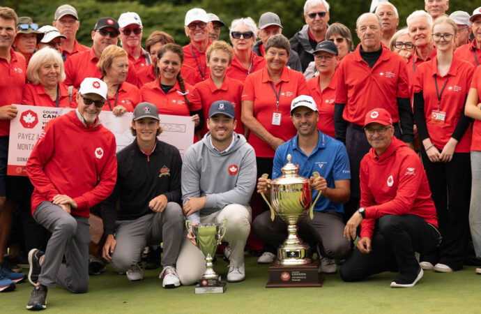 Golf : Joey Savoie remporte la Coupe Canada à Victoriaville après une finale mémorable et enlevante