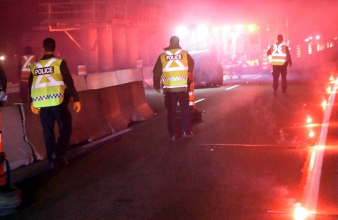Une autre collision avec un camion atténuateur d’impact sur un chantier autoroutier fait un blessé à Drummondville