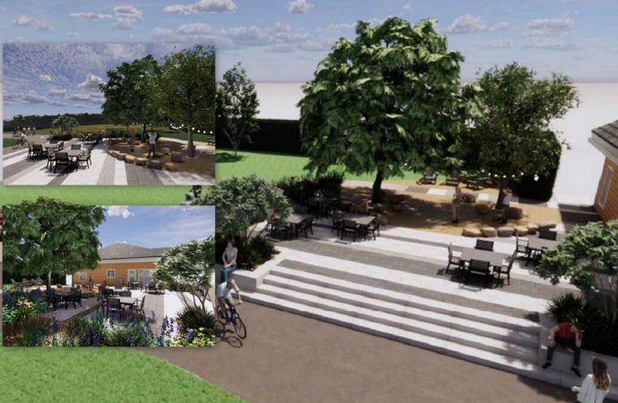Une nouvelle terrasse bientôt aménagée au parc des Voltigeurs
