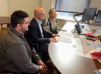 David Bélanger est officiellement candidat à la mairie de Drummondville