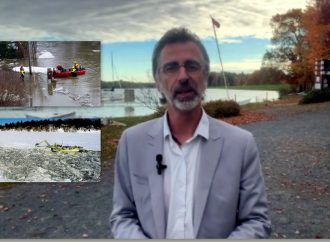 Inondations et achat d’une « grenouille » : le candidat à la mairie, Éric Beaupré, mise plutôt sur la sécurité et une gestion rigoureuse des fonds publics à Drummondville.