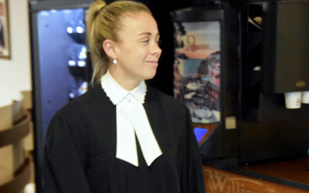 La procureure de la Couronne au dossier, Me Annie Bastarache @ Crédit photo Eric Beaupré Vingt55 tous droits réservés (2)