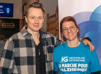 Simon Olivier Fecteau devient ambassadeur de la Société Alzheimer Centre-du-Québec
