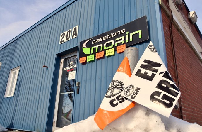 Créations Morin : mandat de grève adopté à l’unanimité par les syndiqués à Drummondville