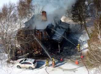 Un incendie majeur a complètement détruit une résidence à Wickham
