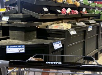 Grève chez Metro : des étalages vides en ce samedi de Pâques à Drummondville et dans le Centre-du-Québec