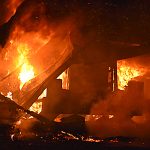 Deux bâtiments détruits dans un incendie majeur à Wickham @ Crédit photo Eric Beaupré Vingt55 Tous droits réservés (9)
