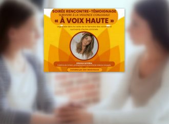 Survivre à la violence conjugale : ‘À voix haute’ une soirée de sensibilisation et de témoignage à Drummondville