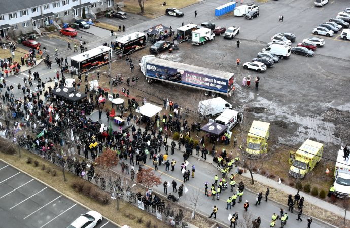 Des travailleurs et communautaire « à boutte » se font entendre et haussent le ton à Drummondville