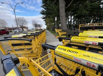 Un incident « sans nom » : bien oui… plus de 150 paniers d’épicerie prennent la route à Drummondville