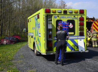 Accident sur le 10e Rang : une septuagénaire blessée après une sortie de route