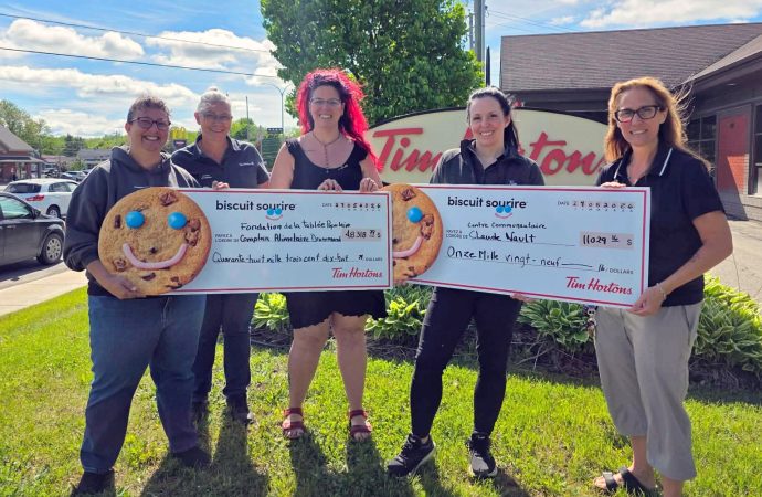 Biscuits sourire : un record qui redonne le sourire aux personnes dans le besoin et aux organismes de Drummondville
