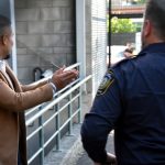 Andres Felipe Alvarez Serrano a comparu détenu au palais de justice de Drummondville Crédit photo Éric Beaupré Vingt55. Tous droits réservés (2)
