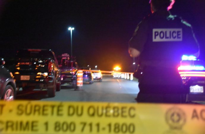 Enquête de la SQ : un homme gravement blessé sur un chantier force la fermeture de l&rsquo;autoroute 55 à Drummondville