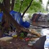 Campement autorisé par la Ville inondé : une dizaine de personnes en situation d’itinérance voient leur campement emporté par la rivière à Drummondville