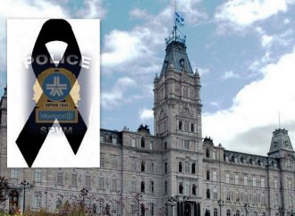 Fusillade meurtrière à Montréal : un citoyen et un policier du SPVM tués, le drapeau du Québec mis en berne