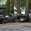 Violente sortie de route : circulant à tombeau ouvert sur le chemin Hemming, un conducteur perd la maîtrise de sa décapotable