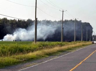 Écrasement d’avion : une personne perd la vie dans un aéronef qui a pris feu à Victoriaville