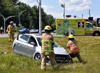 Violente collision à Drummondville: Le scénario se répète à l&rsquo;intersection René-Lévesque et Robert-Bernard
