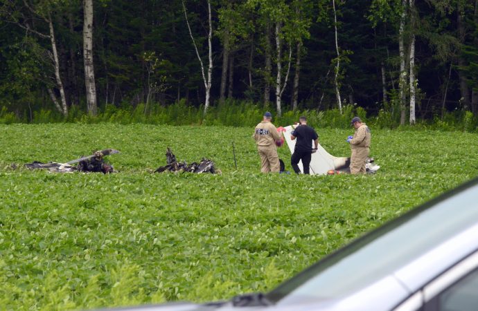 Écrasement d’avion : le BST et le coroner cherchent à déterminer les causes de l&rsquo;accident qui a coûté la vie d&rsquo;une pilote à Victoriaville