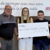 Le IGA extra remet 5 000 $ au Comptoir alimentaire Drummond grâce à l’initiative Détaillants de cœur de Loto-Québec
