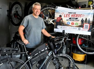 « Derrière l’uniforme, il y a l’humain » : Frédéric Parent pédalera 1 000 km pour La Vigile et ceux et celles qui prennent soin des autres