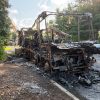 Incendie : Un imposant motorisé et un projet de vacances partent en fumée à Drummondville
