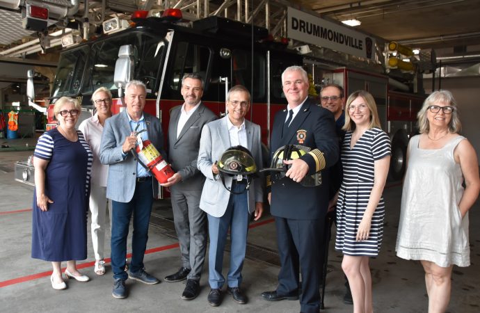 Journée portes ouvertes de la Caserne 1: une occasion de découvrir les coulisses et l’univers des pompières et pompiers de Drummondville !