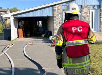 Les pompiers maîtrisent rapidement un début d’incendie dans un garage annexe sur la rue Auguste