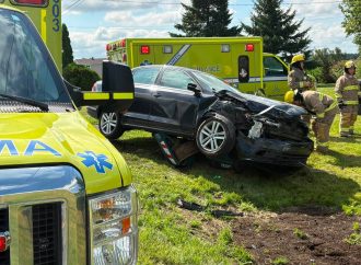 Collision sur la route 122 : deux personnes blessées à Saint-Edmond-de-Grantham