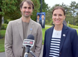 Campagne électorale : les deux candidats péquistes Charles Page et Natalie Bisaillon veulent miser sur le terrain et l’écoute