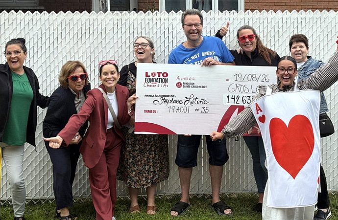 Un gain qui fait chaud au cœur : Un infirmier de Drummondville remporte le gros lot de 142 638 $ à la Loto Fondation